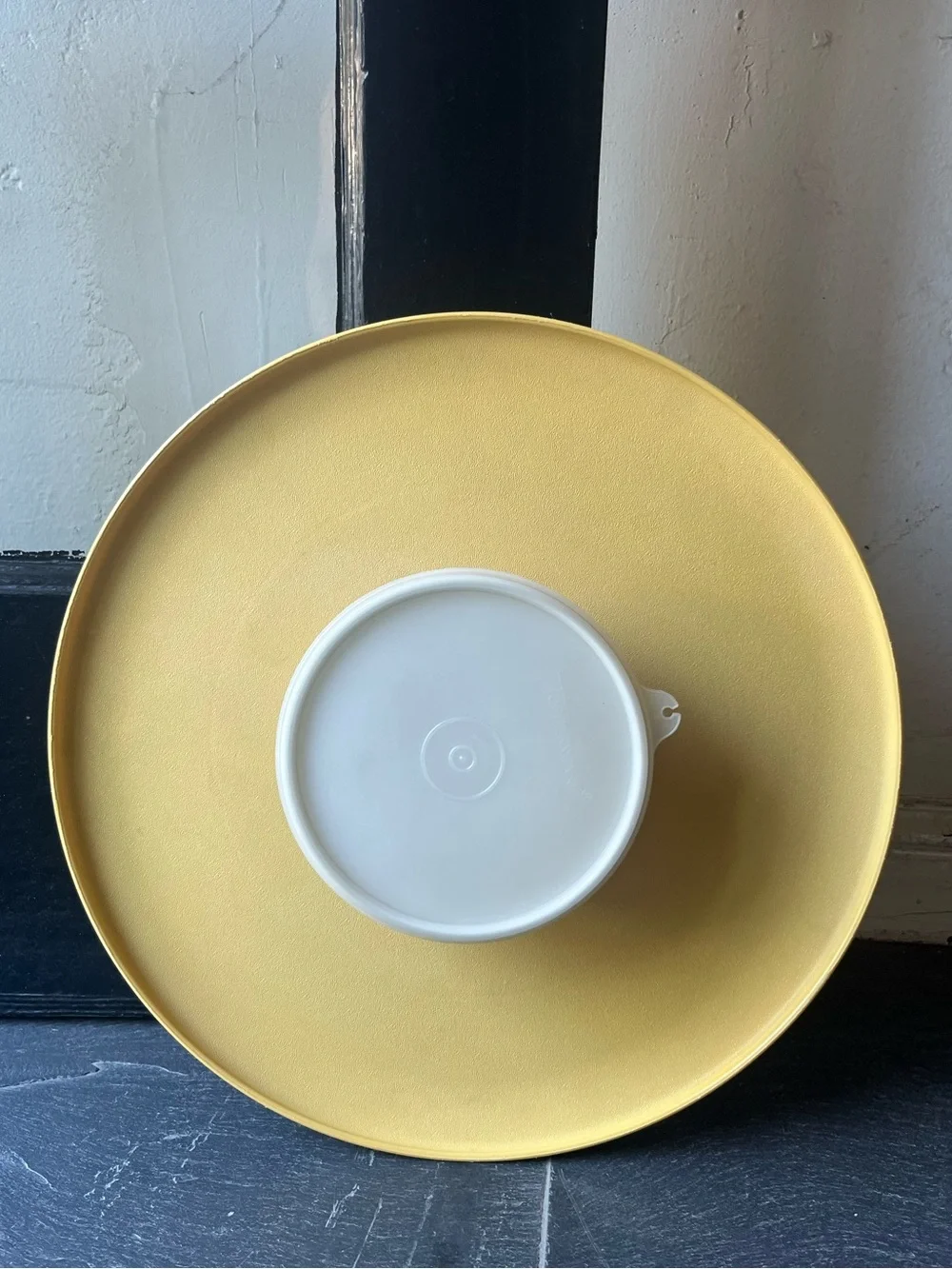 Rad 60’s 70’s Vintage Tupperware Mustard Color Set